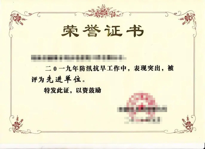 荣誉证书6